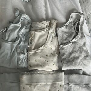 SKIMS set of 3 Boyfriend Ribbed tank